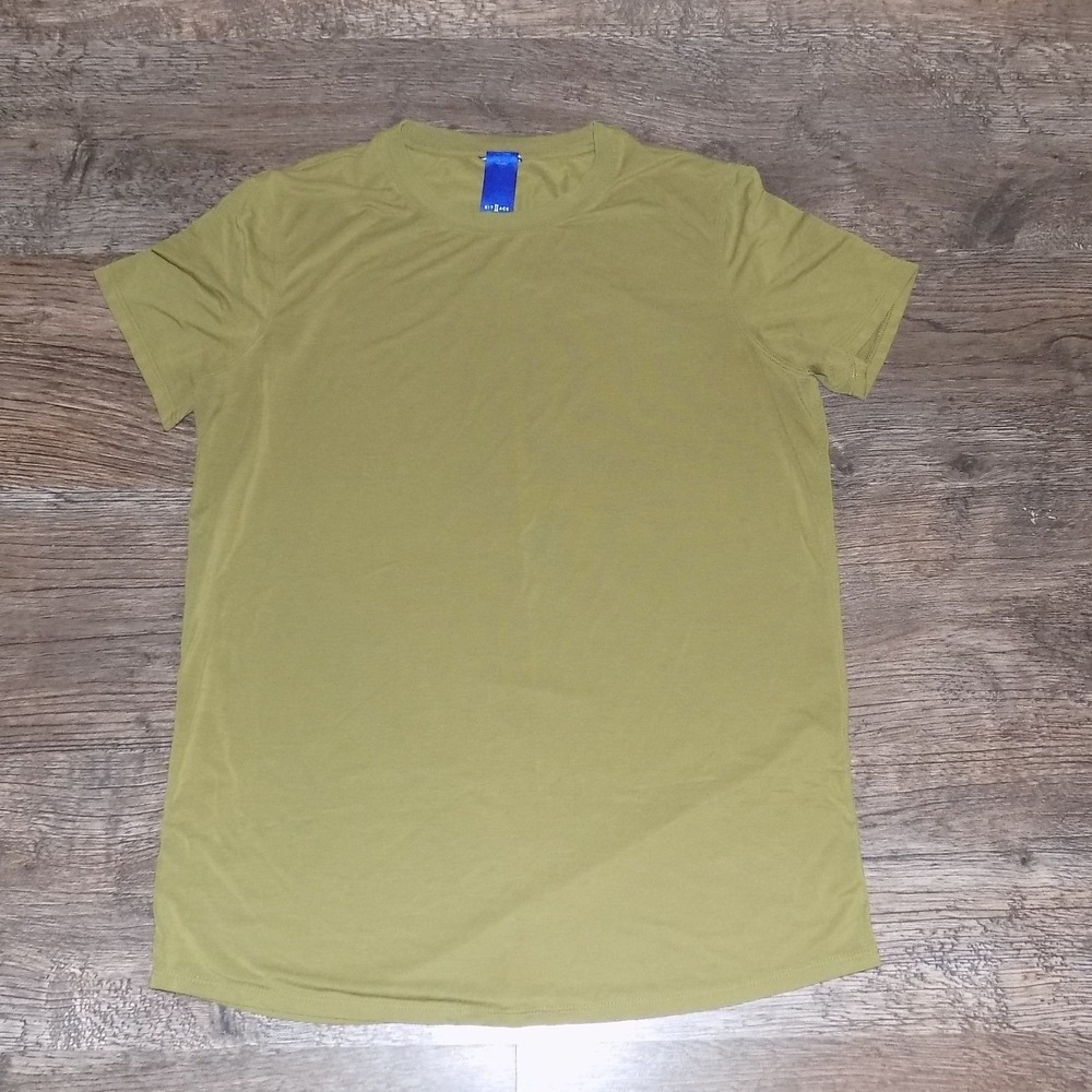 Kit and Ace T-Shirt Womens Small Olive Green Excellent Short Sleeve Tee